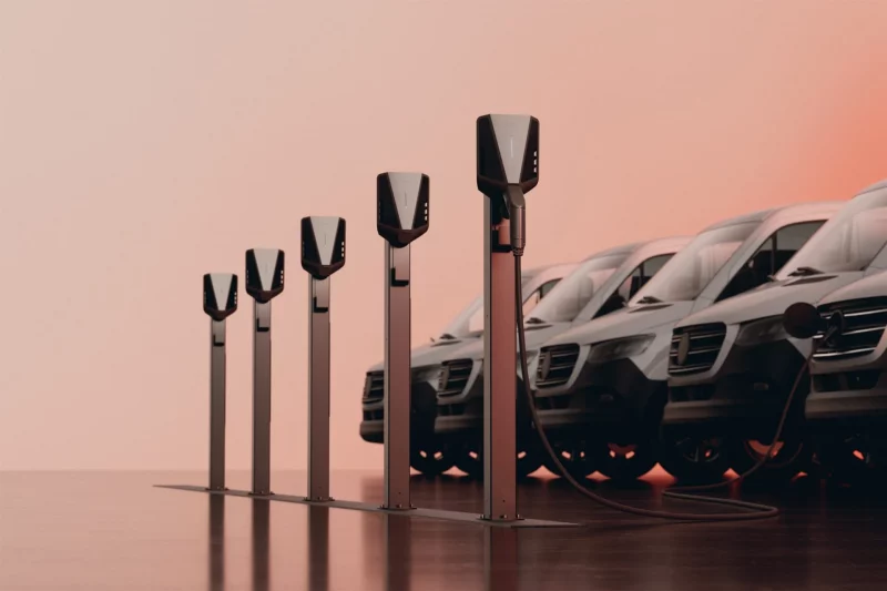 easee wallbox black ladestation background